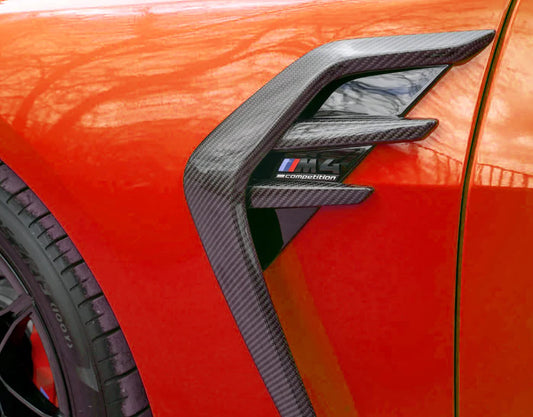 BMW G80 M3 & G82 M4 V2 Carbon Fiber Fender Trim Set