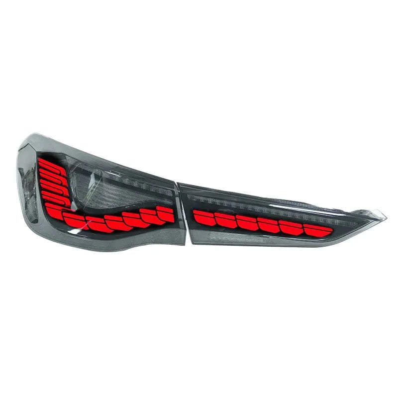 BMW G82 M4 & G2X 4-Series OLED GTS Style Tail Lights Red & Black