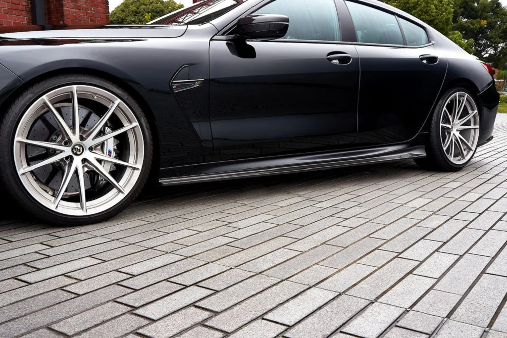 BMW F93 M8 Gran Coupe 3D Design Carbon Fiber Side Skirt Set