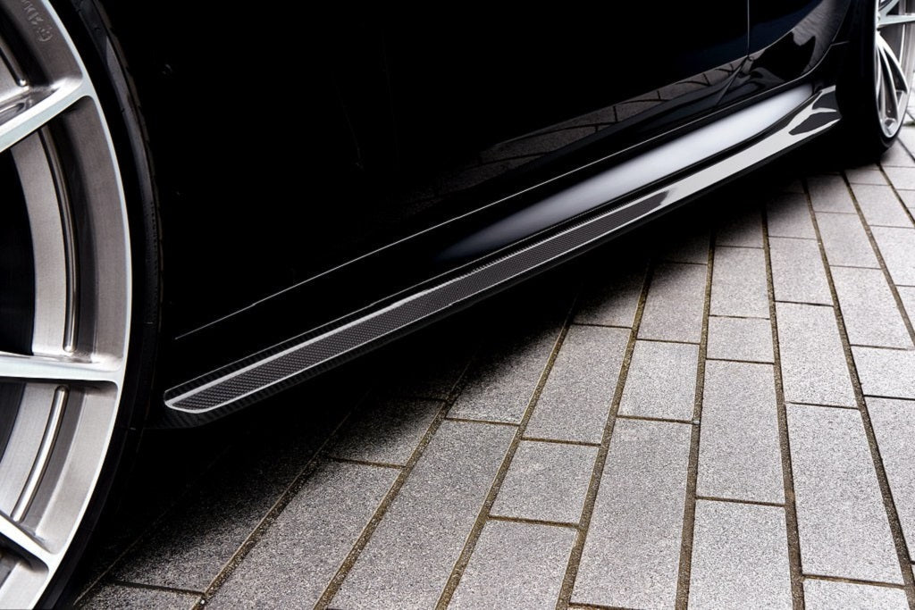 BMW F93 M8 Gran Coupe 3D Design Carbon Fiber Side Skirt Set
