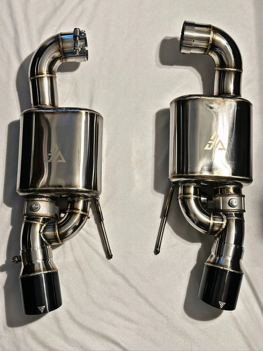 Ford Mustang GT Valved Axle Back Dual Tip Exhaust Gen 2 Coyote & S650s