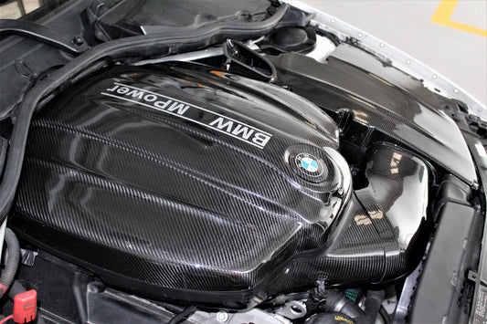 Karbonius BMW E90, E92 & E93 M3 S65 Gloss & Matte Carbon Fiber Plenum & Intake Roundel Style