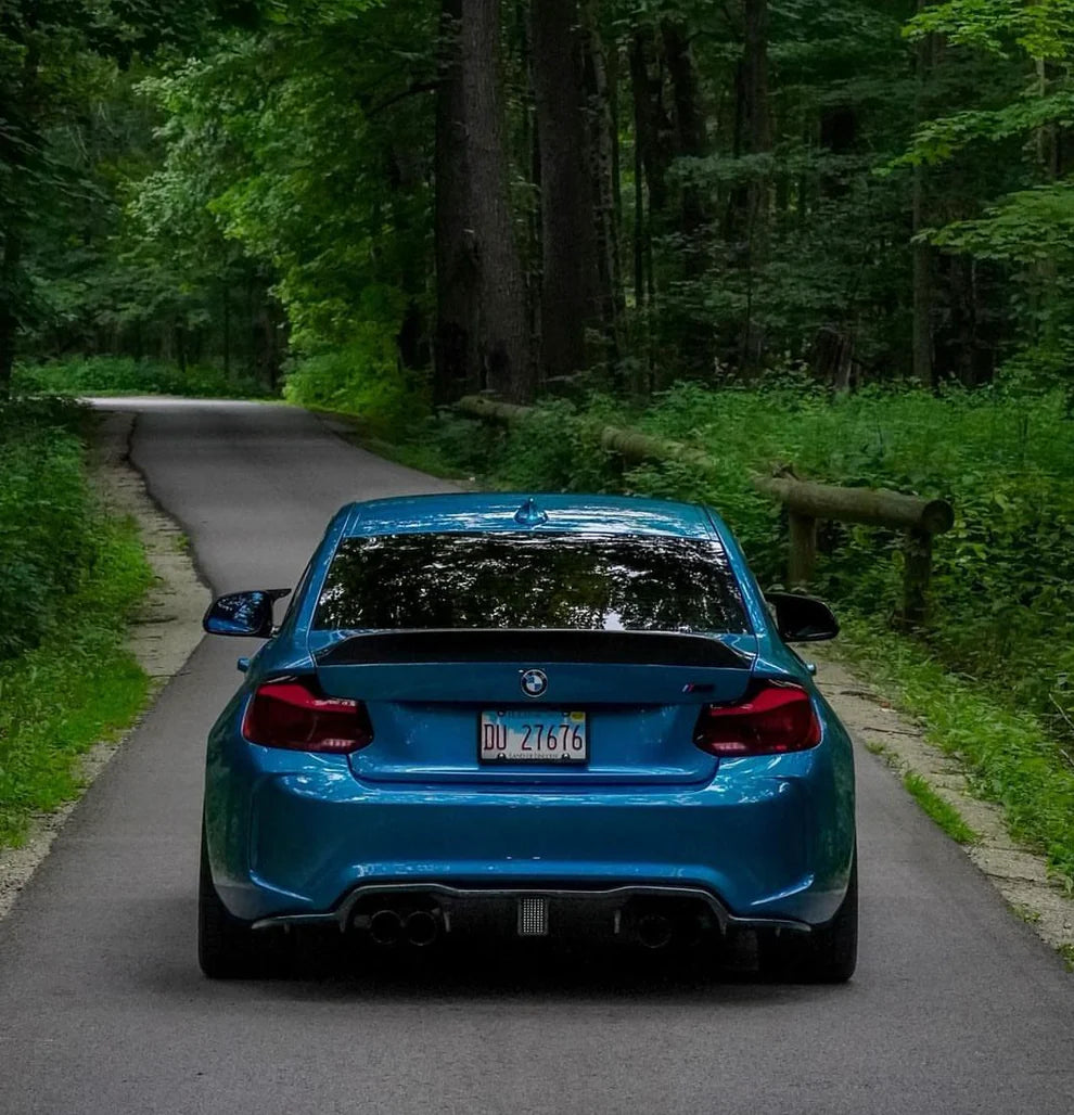 BMW F87 M2 F1 Style LED Carbon Fiber Diffuser
