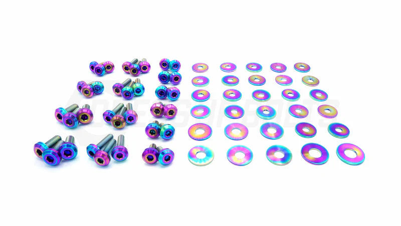 BMW F80 M3 Dress Up Bolts Stage 1 Titanium Hardware Engine Bay Kit (7 Colors)