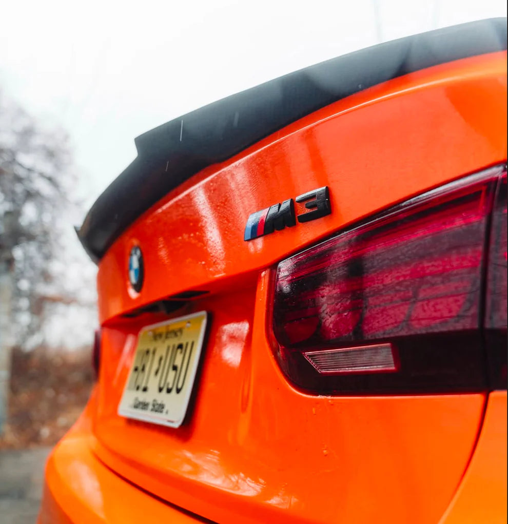 BMW F80 M3 M4 Style Carbon Fiber Spoiler