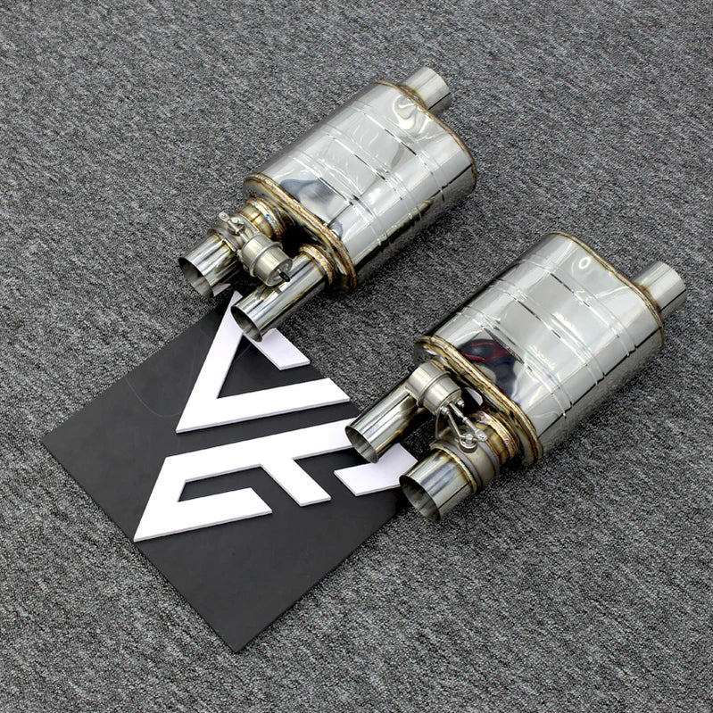 Universal Single Inlet Dual Outlet Valve Muffler With Remote and Module