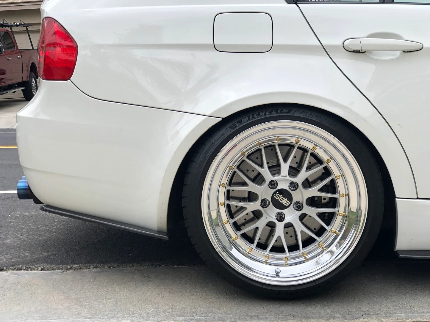 BMW E90, E92 & E93 M3 Carbon Fiber Rear Bumper Splitter Spats