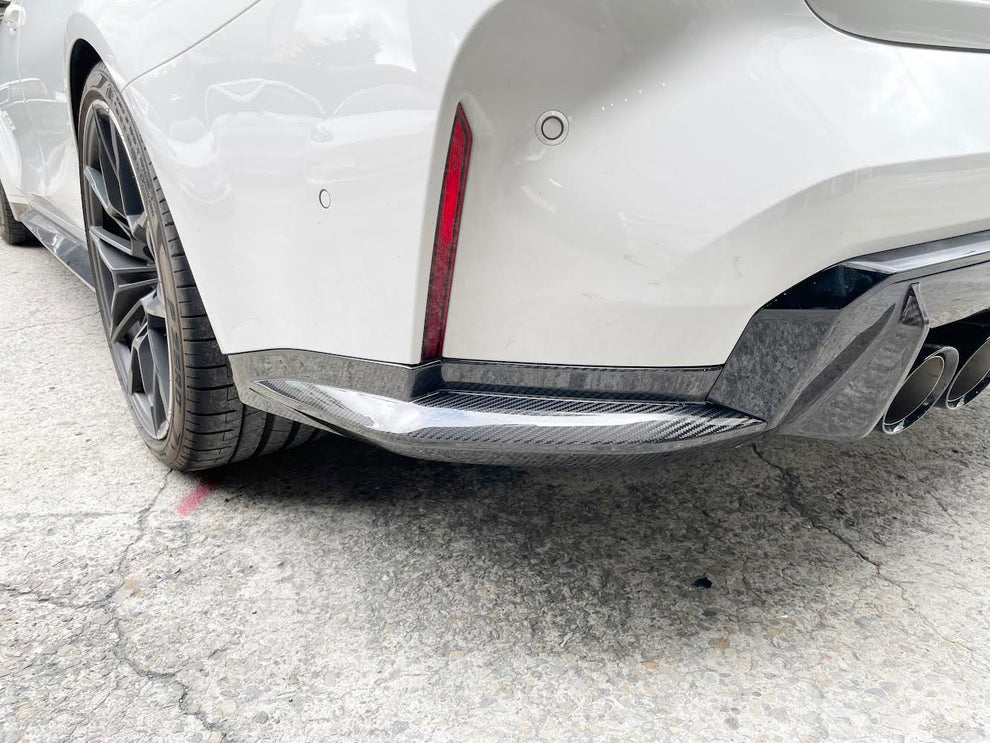 BMW G80 M3 Rear Carbon Fiber Bumper Trim Replacements