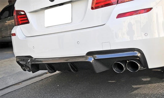 BMW F10 5-Series V Style Carbon Fiber Diffuser