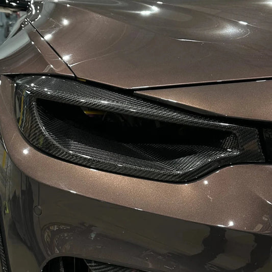 BMW F80 M3 & F82/G83 M4 & F32 3-Series Project Gamma Carbon Fiber Headlight Delete Intake