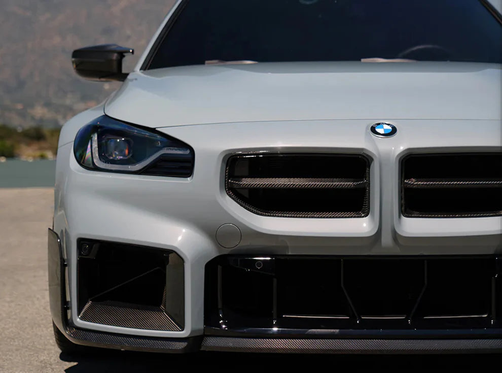 BMW G87 M2 Autotecknic Gloss Black & Carbon Fiber Motorsport Grill