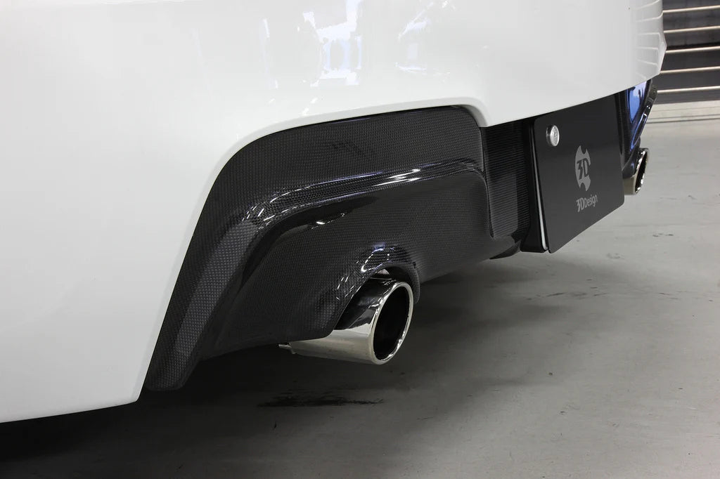 BMW F20 1-Series 3D Design M-Sport Carbon Fiber Rear Diffuser