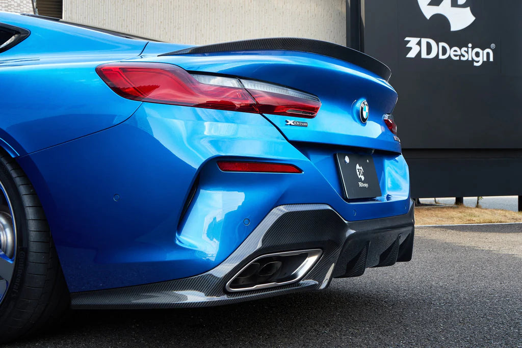 BMW G14 / G15 8-Series 3D Design Carbon Fiber Rear Diffuser