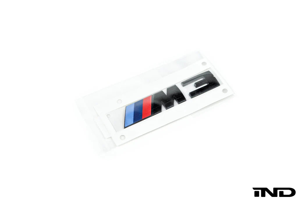 BMW F80 M3 Gloss Black Trunk Emblem Badge