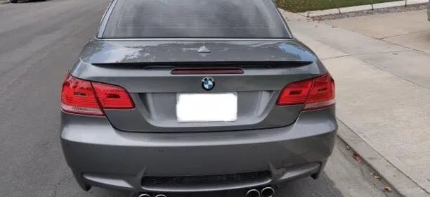BMW E93 M3 Carbon Fiber Performance Style Spoiler