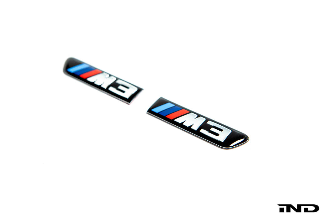 BMW E90 M3, E92 M3 & E93 M3 Replacement Side Grill Emblem Set