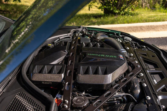 Eventuri BMW G80 M3, G82/G83 M4 & G87 M2 S58 Black Carbon Fiber Engine Cover