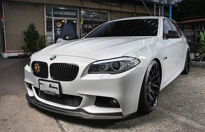 BMW F10 M 5-Series Sport AK Style Carbon Fiber Front Lip