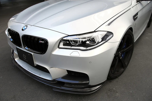 BMW F10 M5 3D Design Carbon Fiber Front Lip & Lower Splitter Set