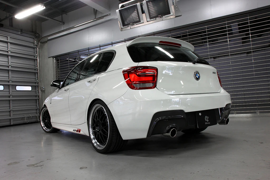 BMW F20 1-Series 3D Design M-Sport Carbon Fiber Rear Diffuser
