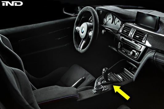 BMW F80 M3 & F82 M4 & F83 M4 M Performance Carbon Fiber & Alcantara DCT Console Trim