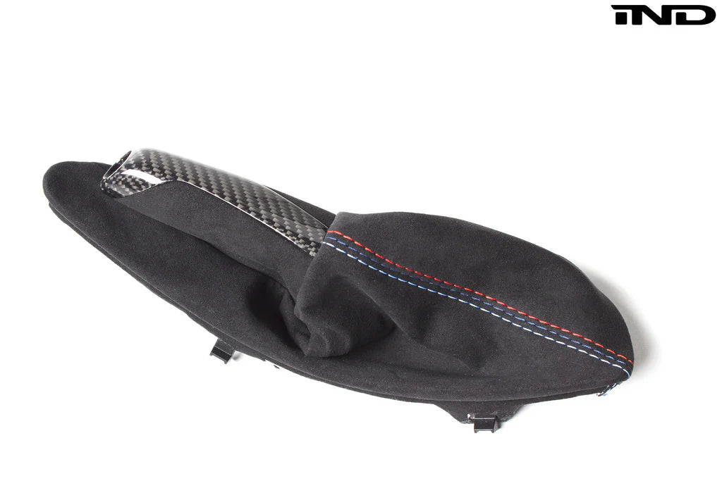 BMW F80 M3 & F82 M4 & F83 M4 M Performance Gloss Carbon Fiber Alcantara Parking Brake