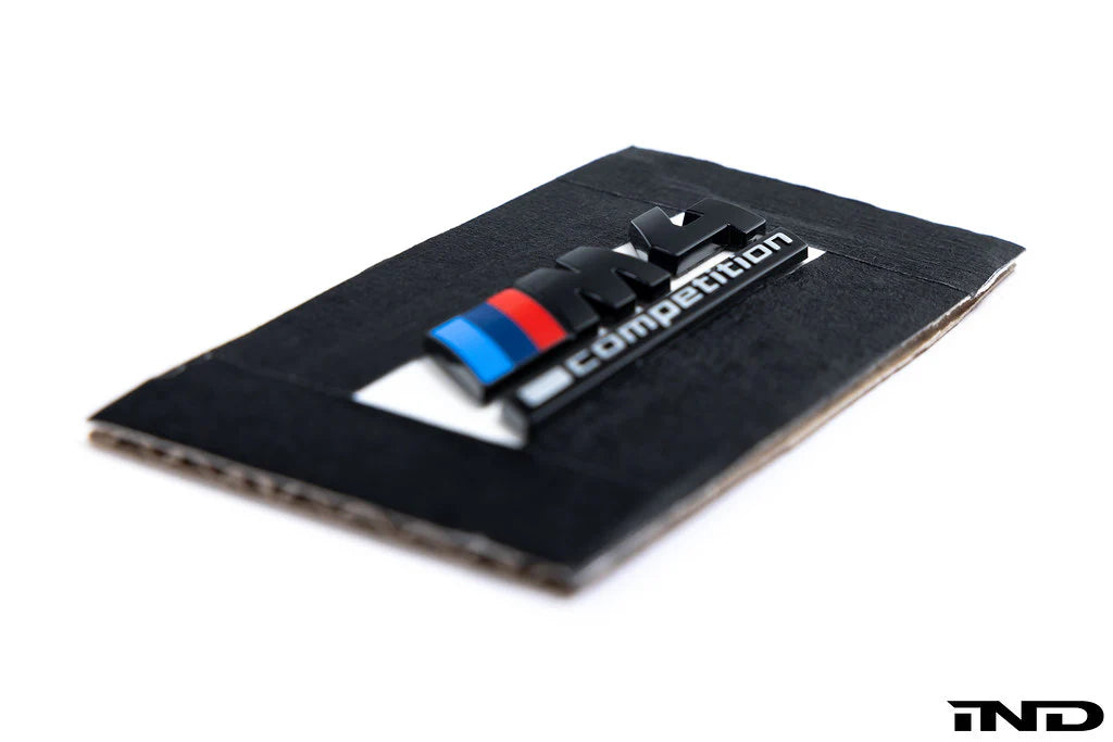 BMW G80 M3 & G82 M4 & G83 M4 IND Competition Gloss Black Front Grill Emblem Badge