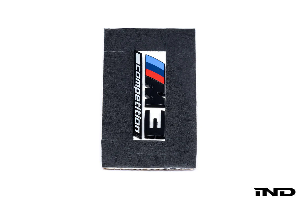 BMW G80 M3 & G82 M4 & G83 M4 IND Competition Gloss Black Front Grill Emblem Badge