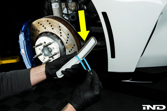 BMW G80 M3 & G82 M4 & G83 M4 IND Painted Colored Matched Front Bumper Reflectors (Pair)