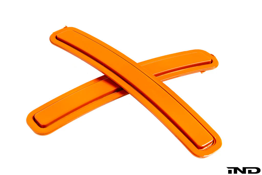 BMW G80 M3 & G82 M4 & G83 M4 IND Painted Colored Matched Front Bumper Reflectors (Pair)