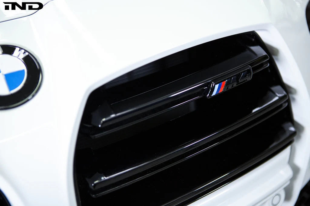 BMW G80 M3 & G82 M4 & G83 M4 IND Gloss Black Front Grill Emblem Badge