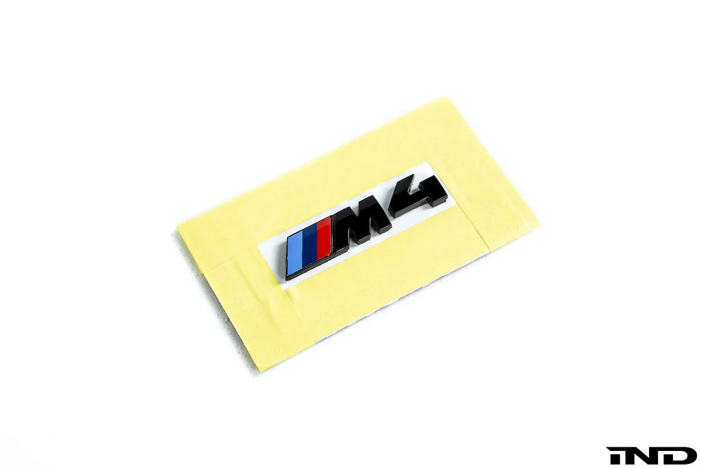 BMW G80 M3 & G82 M4 & G83 M4 IND Gloss Black Front Grill Emblem Badge