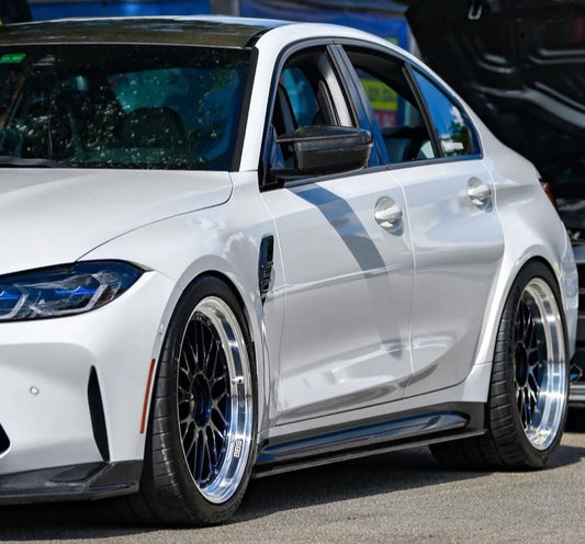 BMW G80 M3 & G82/G83 M4 V2 Carbon Fiber Side Skirt Extensions