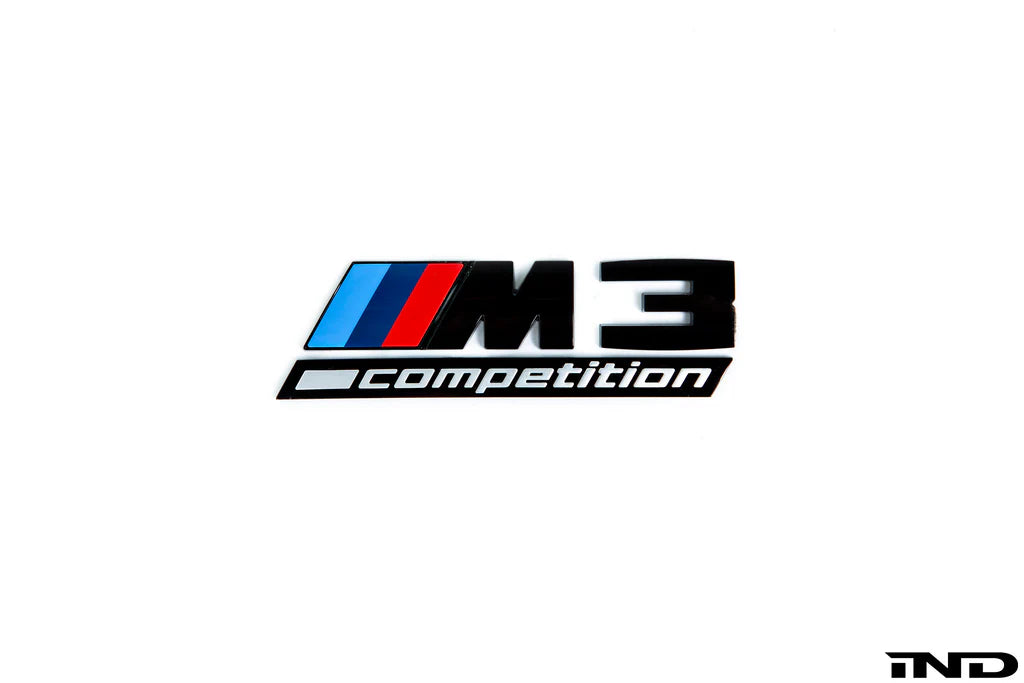 BMW G80 M3 Competition Trunk Emblem Badge