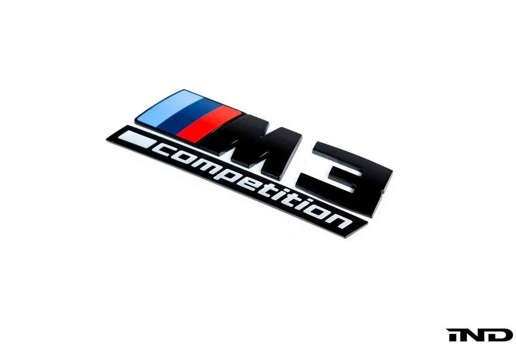 BMW G80 M3 Competition Trunk Emblem Badge