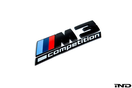 BMW G80 M3 Competition Trunk Emblem Badge