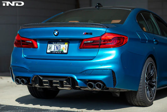 BMW F90 M5 & G30 5-Series 3D Design 1x1 Carbon Fiber Trunk Spoiler