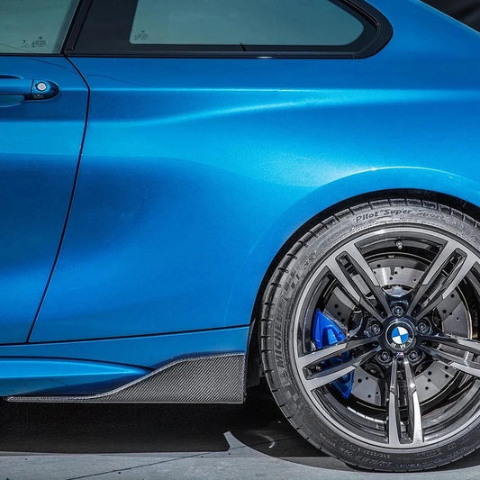 BMW F87 M2 & F22 2-Series Carbon Fiber Side Skirt Winglets