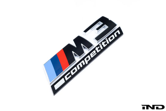 BMW G80 M3 LCI Competition Black Trunk Emblem Badge