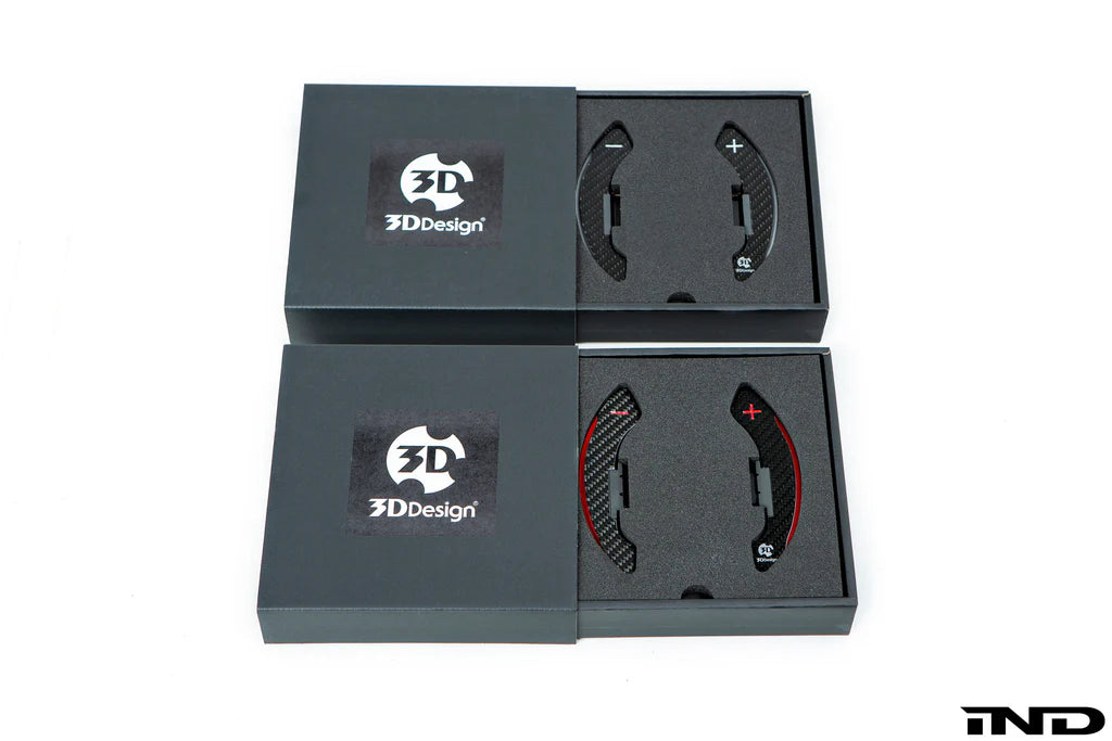 BMW F80 M3 & F82/F83 M4 & F87 M2 & F85/F86 X5M X6M & F10 M5 F-Chassis 3D Design Carbon Fiber DCT Shift Paddle Set