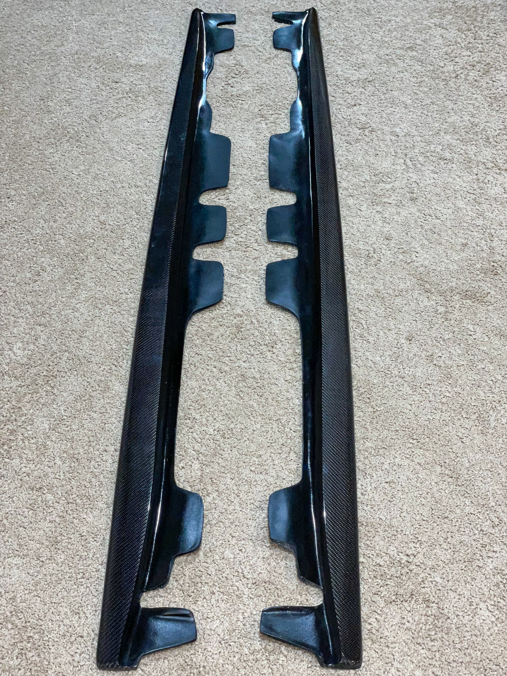 BMW E92 & E93 M3 ES Style Carbon Fiber Side Skirt Extensions