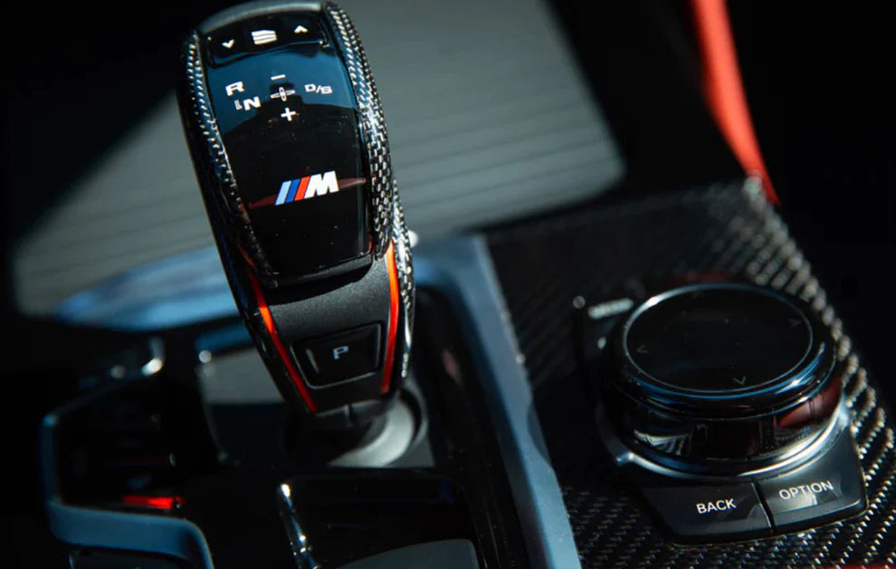 BMW F90 M5 & F97/F98 X3M & X4M Autotecknic Carbon Fiber Gear Selector Trim