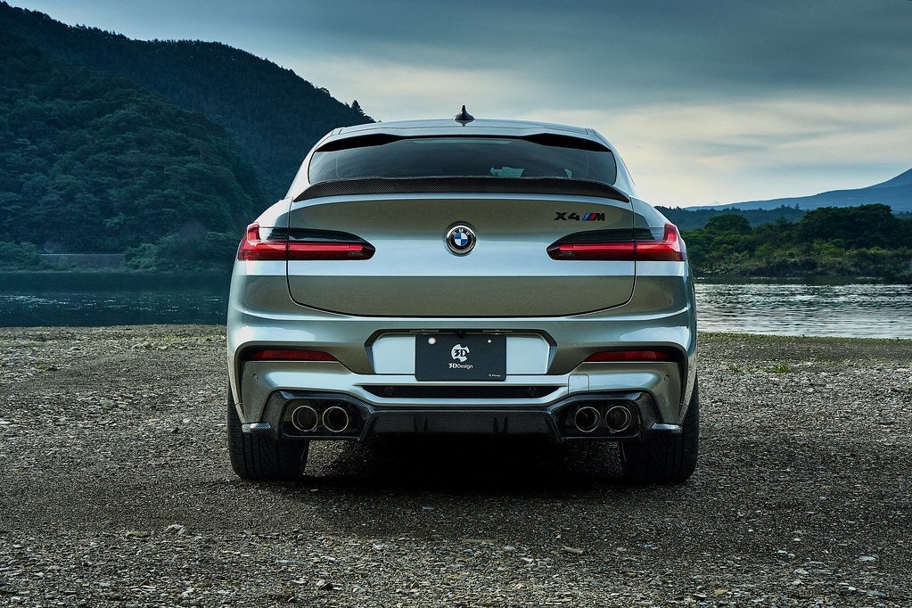 BMW F98 X4M 3D Design Carbon Fiber Rear Trunk Spoiler