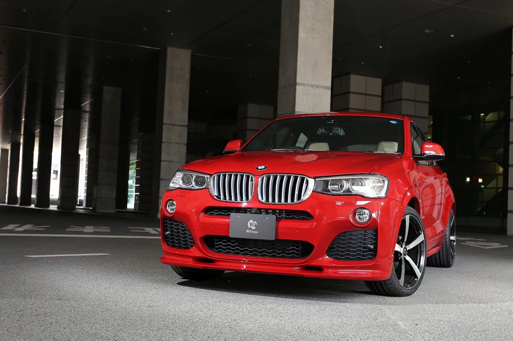 BMW F26 X4 3D Design M-Sport Front Lip