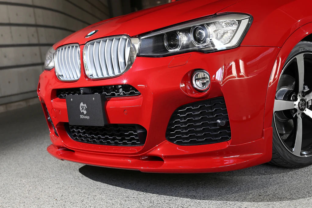 BMW F26 X4 3D Design M-Sport Front Lip