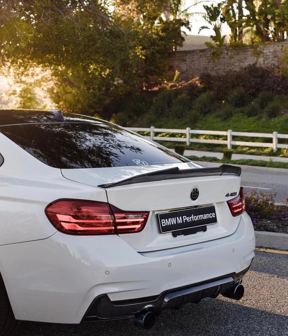BMW 4-Series F32/F33/F36 P Style Carbon Fiber Rear Diffuser