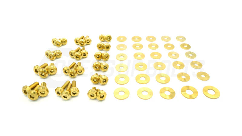 BMW F80 M3 Dress Up Bolts Stage 1 Titanium Hardware Engine Bay Kit (7 Colors)