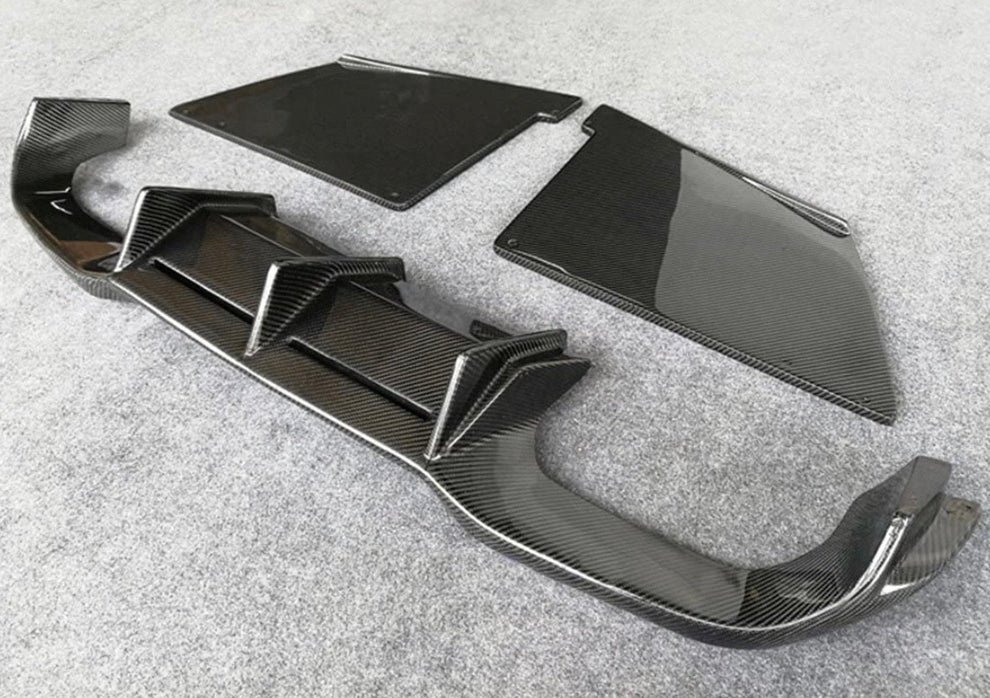 BMW F87 M2 V3 Carbon Fiber Rear Diffuser