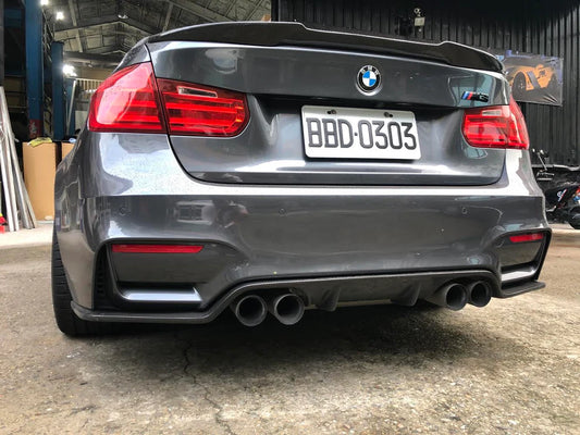 BMW F80 M3 & F82/F83 M4 3D Style Carbon Fiber Diffuser