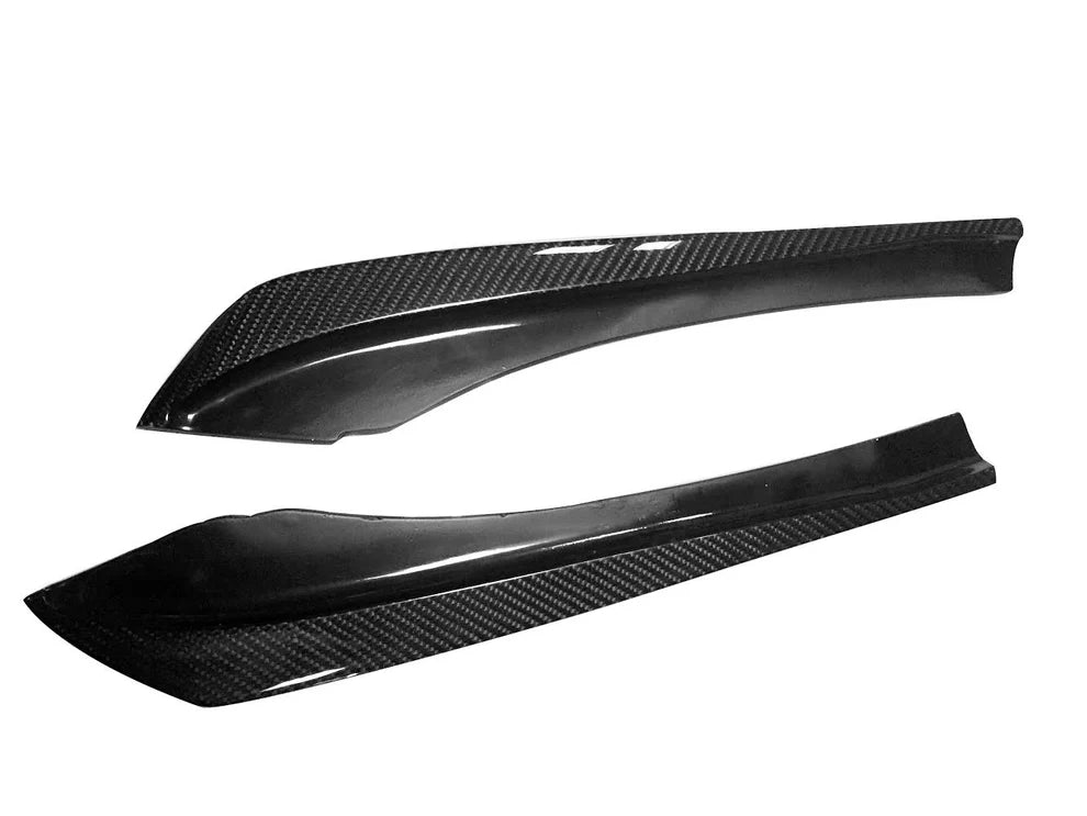 BMW F30 3-Series Carbon Fiber Rear Bumper Splitters